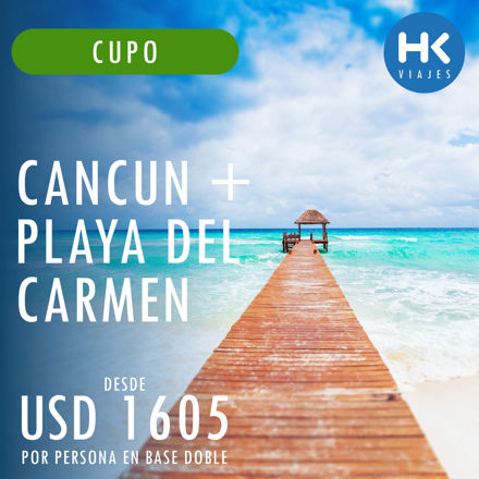 Imagen de CUPO - CUN - 18 SEP - CANCUN + PLAYA DEL CARMEN
