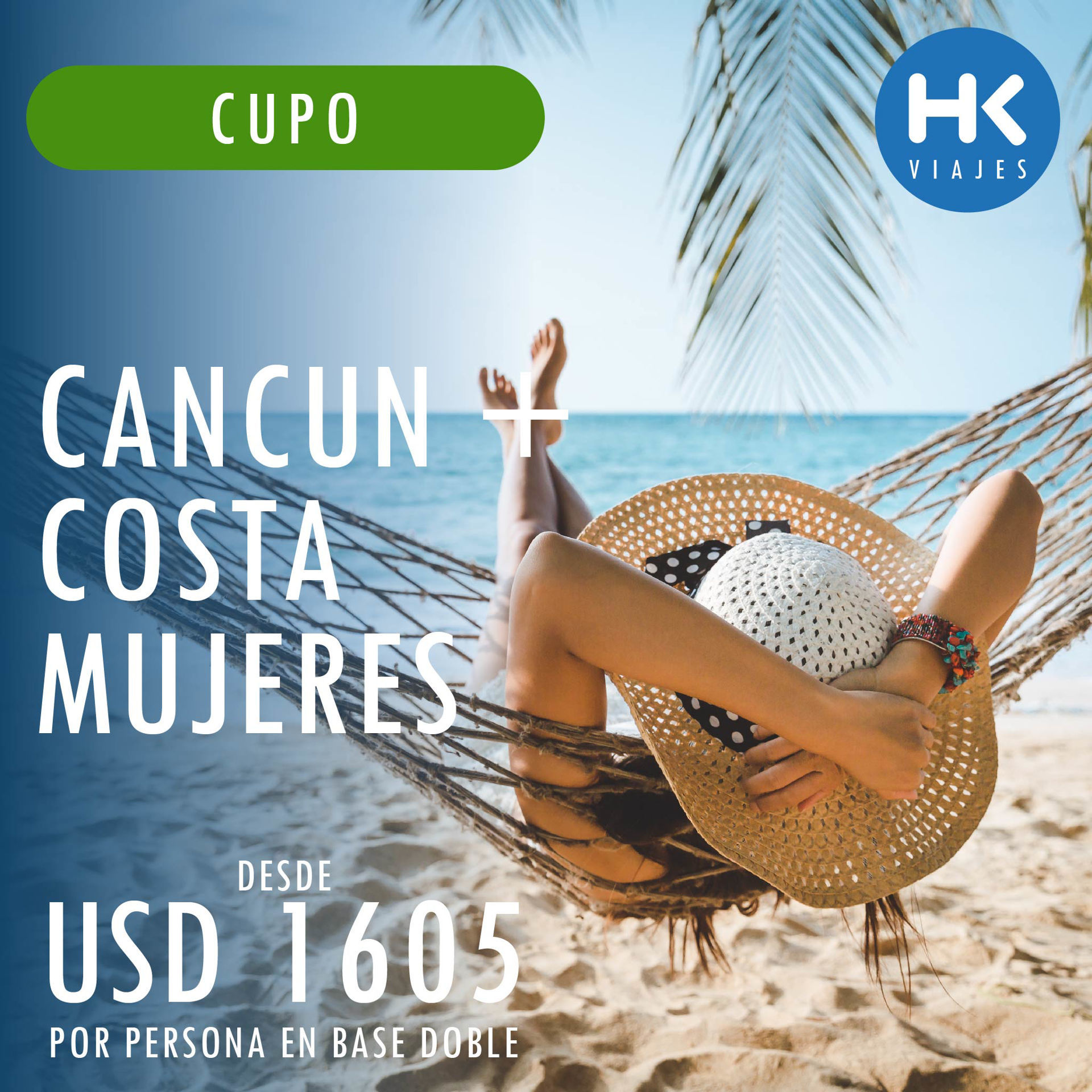 Imagen de CUPO - CUN - 18 SEP - CANCUN y COSTA MUJERES