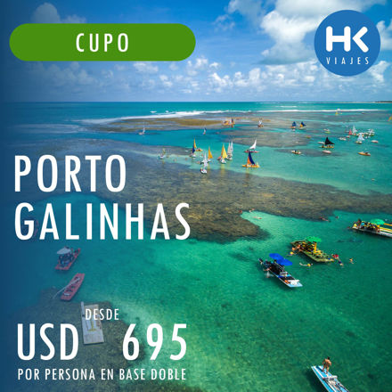 Imagen de CUPO - RECIFE 14 JUN - PORTO GALINHAS